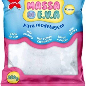 MASSA DE E V A - CORES DIVERSAS