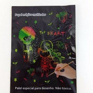 PAPEL MAGICO MULTICOLOR C/5 KIT