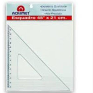 ESQUADRO ACRILICO C/ESCALA (45) 532 ACRIMET