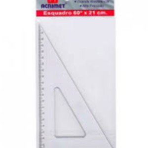 ESQUADRO ACRILICO C/ESCALA (60) 531 ACRIMET